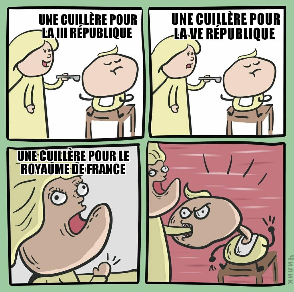 Meme une cuillère pour le royaume de France