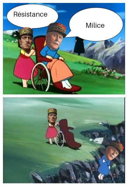 Meme sur De Gaulle et Pétain en 40