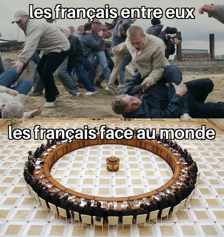 Meme autocritique sur les français