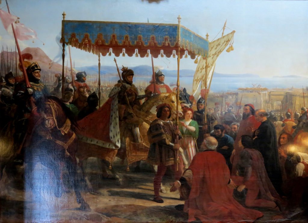 Arrivé triomphale de Charles VIII à Naples