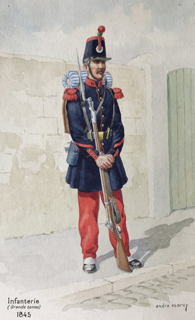 1845 Infanterie grande tenue