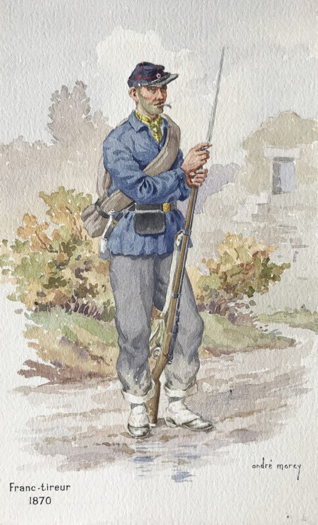 1870 Franc tireur