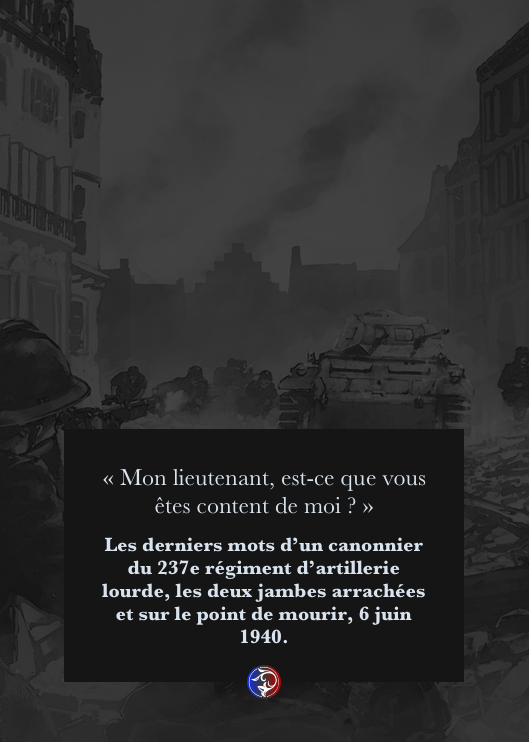 1940, témoignage de la bataille de France