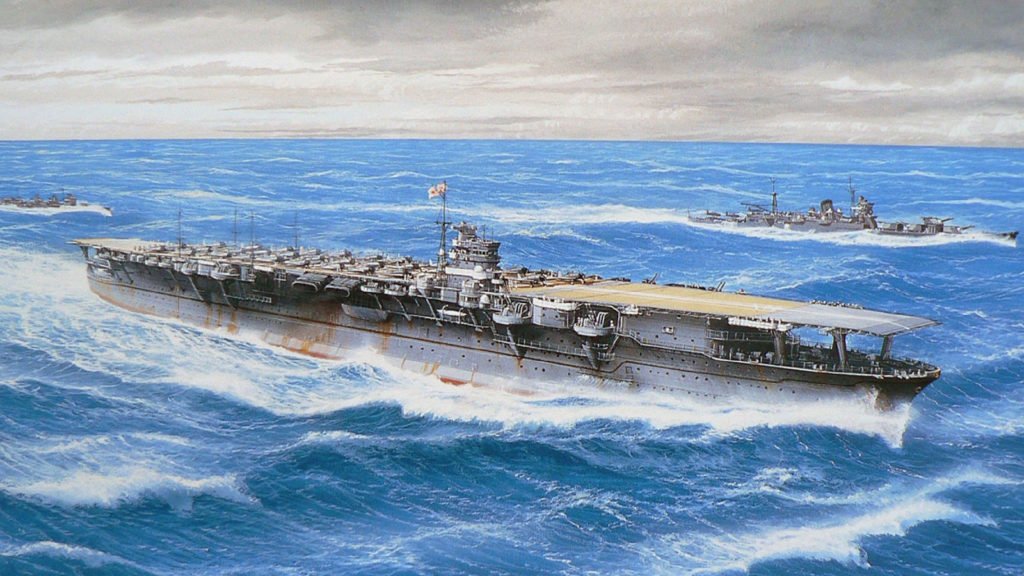 Le Shokaku à la bataille de la Mer des Philippines